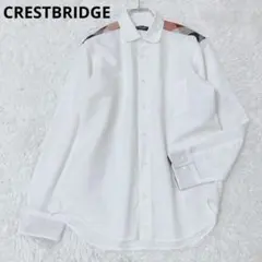 クレストブリッジ　ブラックレーベル　長袖シャツ　トップス　胸ポケット　チェック柄