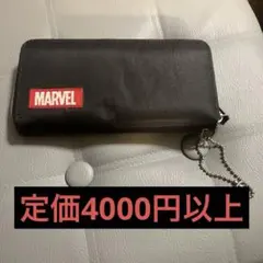 MARVEL ブラック 長財布 チェーン付き 子供用