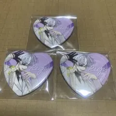 東京エイリアンズ　ハート缶バッジ　雨宮零士　3点