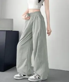 ワイドパンツ レディースストレートパンツ