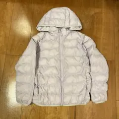 ユニクロ ダウンコート ラベンダー 140cm