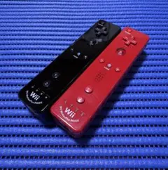 ★★wiiリモコンプラスレッド＆ブラック 清掃・除菌済みセット★★