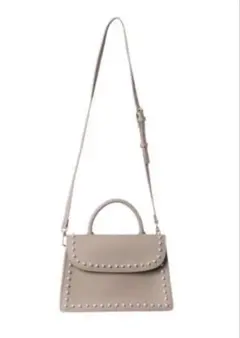 ツルバイマリコオイカワ★パールバッグ/ベージュ