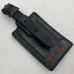 TUMI トゥミ ネームタグ ラゲージタグ レザー ブラックのサムネイル
