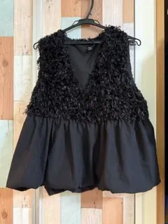 新品未使用/レディース/ブラック/ベスト/Lサイズ