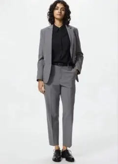 UNIQLOスマートアンクルパンツ S グレー