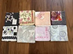 【未使用保管品】レディース ハンカチ 8枚まとめ売り