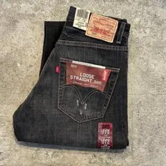 デッドストック Levi's 569 リーバイス デニム パンツ 黒 29x30 - メルカリ