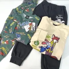ディズニー ズートピア 4点セット 110 トレーナー ズボン パジャマ