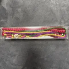 一蔵　花モチーフ 帯締め　未使用