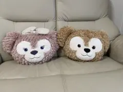 ダッフィー＆シェリーメイ　クッション
