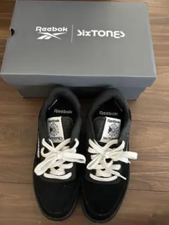 Reebok SixTONES ブラックスニーカー