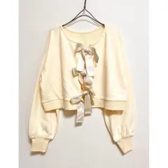 merry jenny 未使用 アイボリー 2wayカーデトップス