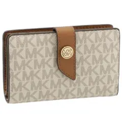 Michael Kors 二つ折り財布 ベージュ/ブラウン