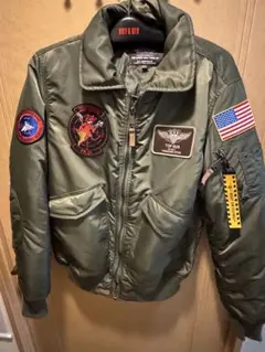 MA-1 CWU-45 TOPGUNフライトジャケット カーキのサムネイル