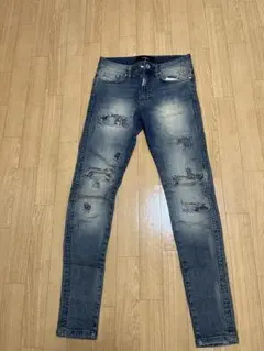 REPRESENT ダメージ加工 スキニージーンズのサムネイル