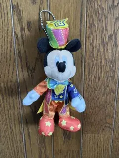 ミッキーマウス ぬいぐるみストラップ カラフル