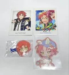 あんスタ 月永レオ 10周年ぱしゃっつ 前髪クリップ アニカフェ ステッカー