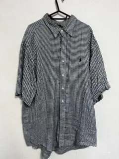 【古着】Ralph Lauren Blake 半袖シャツ チェック柄 105