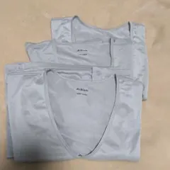 UNIQLOエアリズム メンズVネックシャツ 　 Sサイズ　中古品3点セット