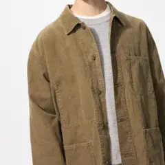 UNIQLO　ユニクロ　コーデュロイジャケット　ブラウン　S