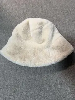 クリーム色 フリース バケットハット