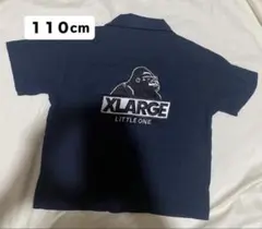 XLARGE 半袖 シャツ ネイビー 110cm キッズ 子供