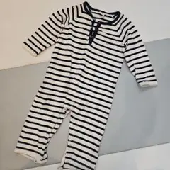 PETIT BATEAU ストライプロンパース 24m/86cm