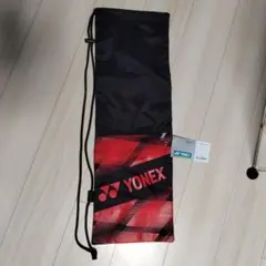 YONEX バドミントン用ラケットケース巾着タイプ BAG2391B 黒/赤