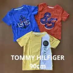TOMMY HILFIGER ベビー 半袖 Tシャツ 3枚セット 90cm