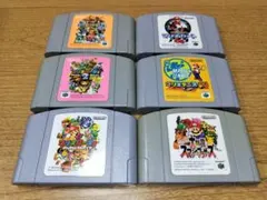 ⭕メンテ済⭕　マリオ6本セット　ニンテンドー64　まとめ売り 122A