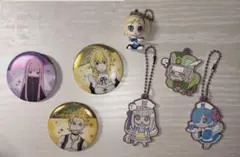 リゼロ 缶バッチ ラバーキーホルダー レム エミリア オットー ガーフィール