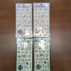 スヌーピー ぷくぷくシール ぷっくりシール 　４枚組