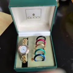 6/28までお値下げ　GUCCI チェンジベゼル 腕時計 クォーツのサムネイル