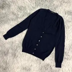 『UNITED ARROWS』　長袖ニットカーディガン　Ｖネック　カシミヤ100のサムネイル