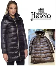 美品☆ヘルノHERNO ダウンコート