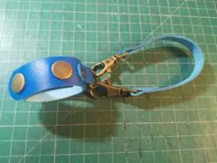 革製　手袋　マフラー　グローブホルダー　ハンドメイド作品　【No,15】