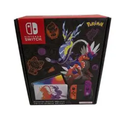 極美品 NintendoSwitch本体 有機ELモデル スカバイ スカーレット