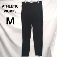 ★ATHLETIC WORKS★黒 ブラック 薄手 カジュアルパンツ Mサイズ