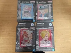 ワンピース 一番くじ G賞 カードデザインアクリルスタンド4点セット