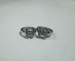 シャネル フープ ピアス CCマーク シルバー