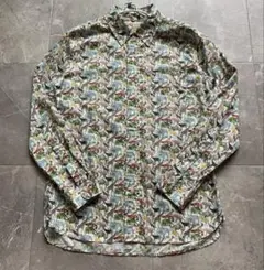 トラディショナルウェザーウェア　動物柄シャツ　リバティ　XS