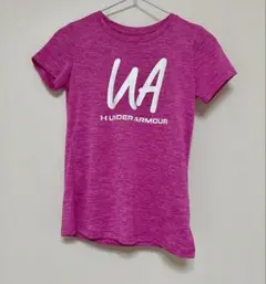 UNDER ARMOUR UAロゴ 半袖Tシャツ SM ピンク