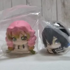 鬼滅の刃　おねむたん　肆ノ型　伊黒小芭内　甘露寺蜜璃　ガチャガチャ　2点セット