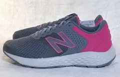 New Balance スニーカー グレー ピンク23.5