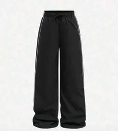 SHEIN　カーゴパンツ　ブラック　9Y