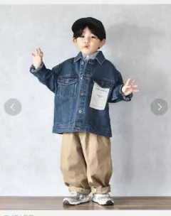 極美品　チャオパニックティピー　デニムジャケット 110cm~ 120 　M