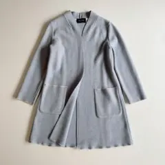 ルネ rene ロング カーディガン ライトグレー - メルカリ