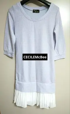 セシルマクビー CECILEMcBee トップス　ニット ロング レイヤード