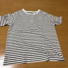♦︎新品♦︎オーガニックコットン　ボーダーTシャツ　LLサイズのサムネイル